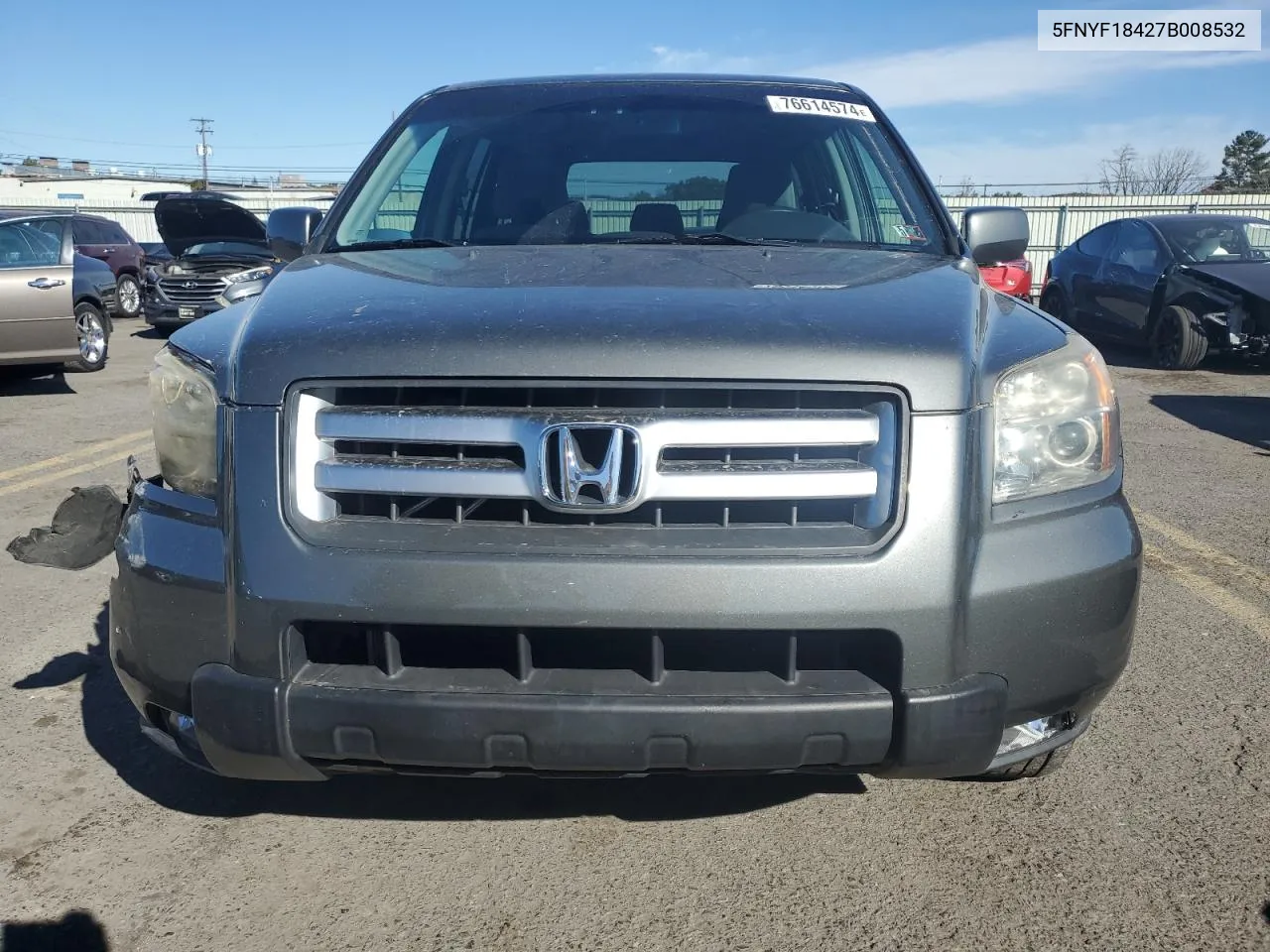 5FNYF18427B008532 2007 Honda Pilot Ex