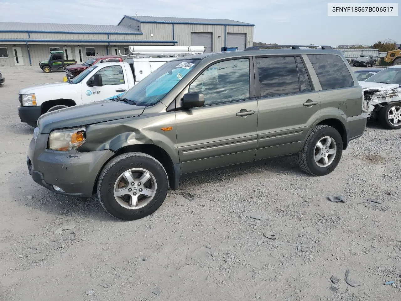 2007 Honda Pilot Exl VIN: 5FNYF18567B006517 Lot: 77229804