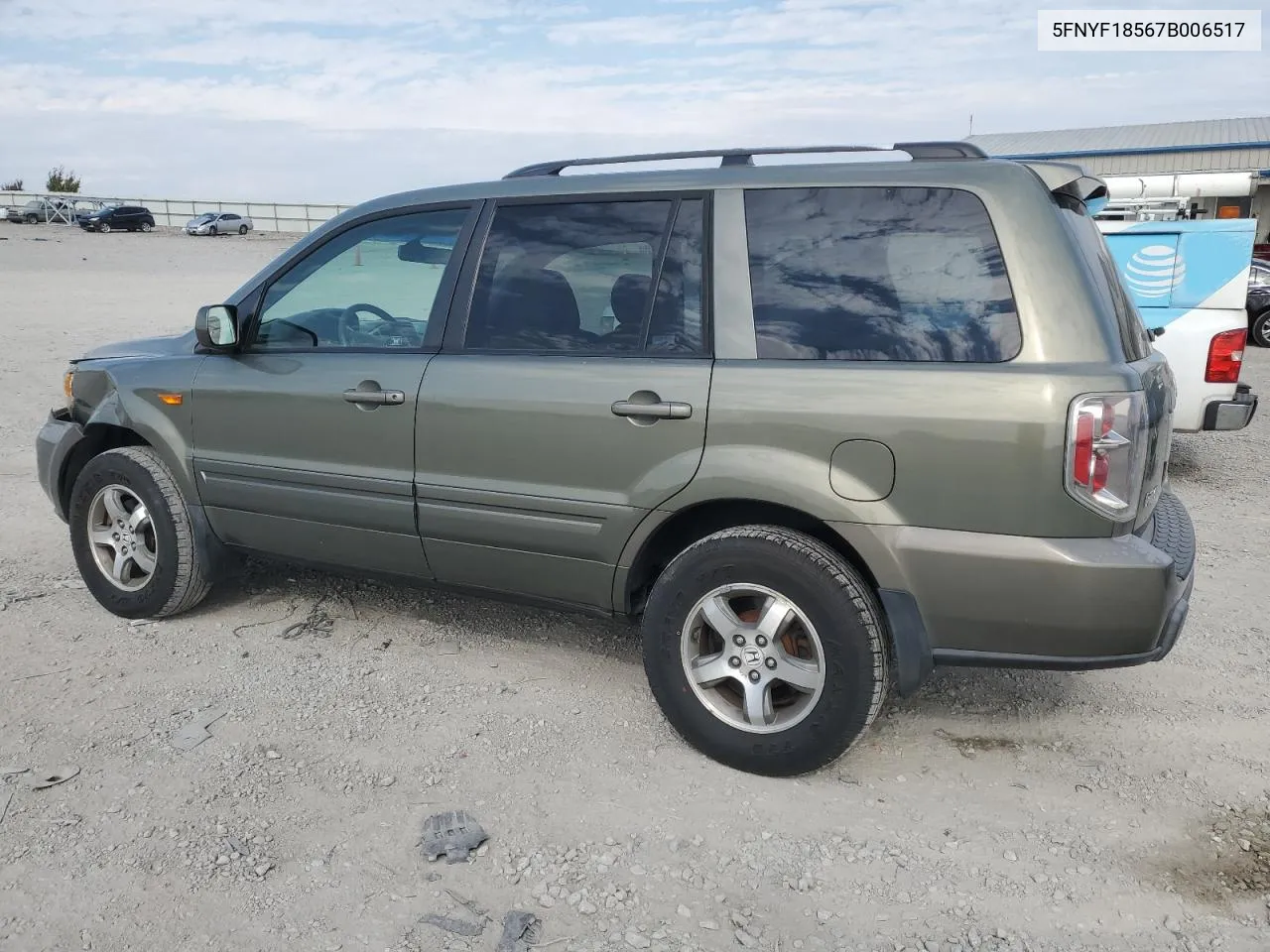 2007 Honda Pilot Exl VIN: 5FNYF18567B006517 Lot: 77229804