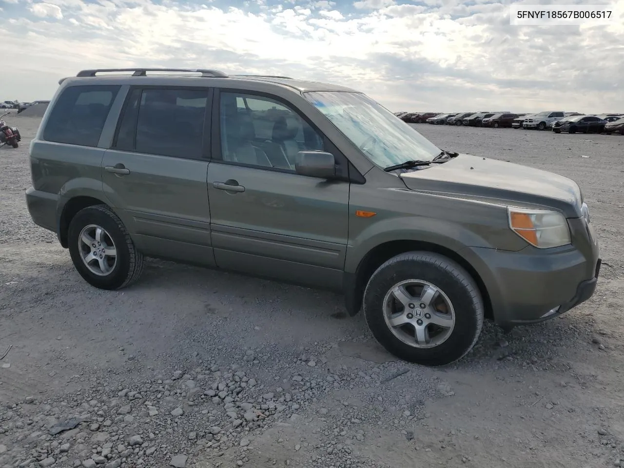 2007 Honda Pilot Exl VIN: 5FNYF18567B006517 Lot: 77229804