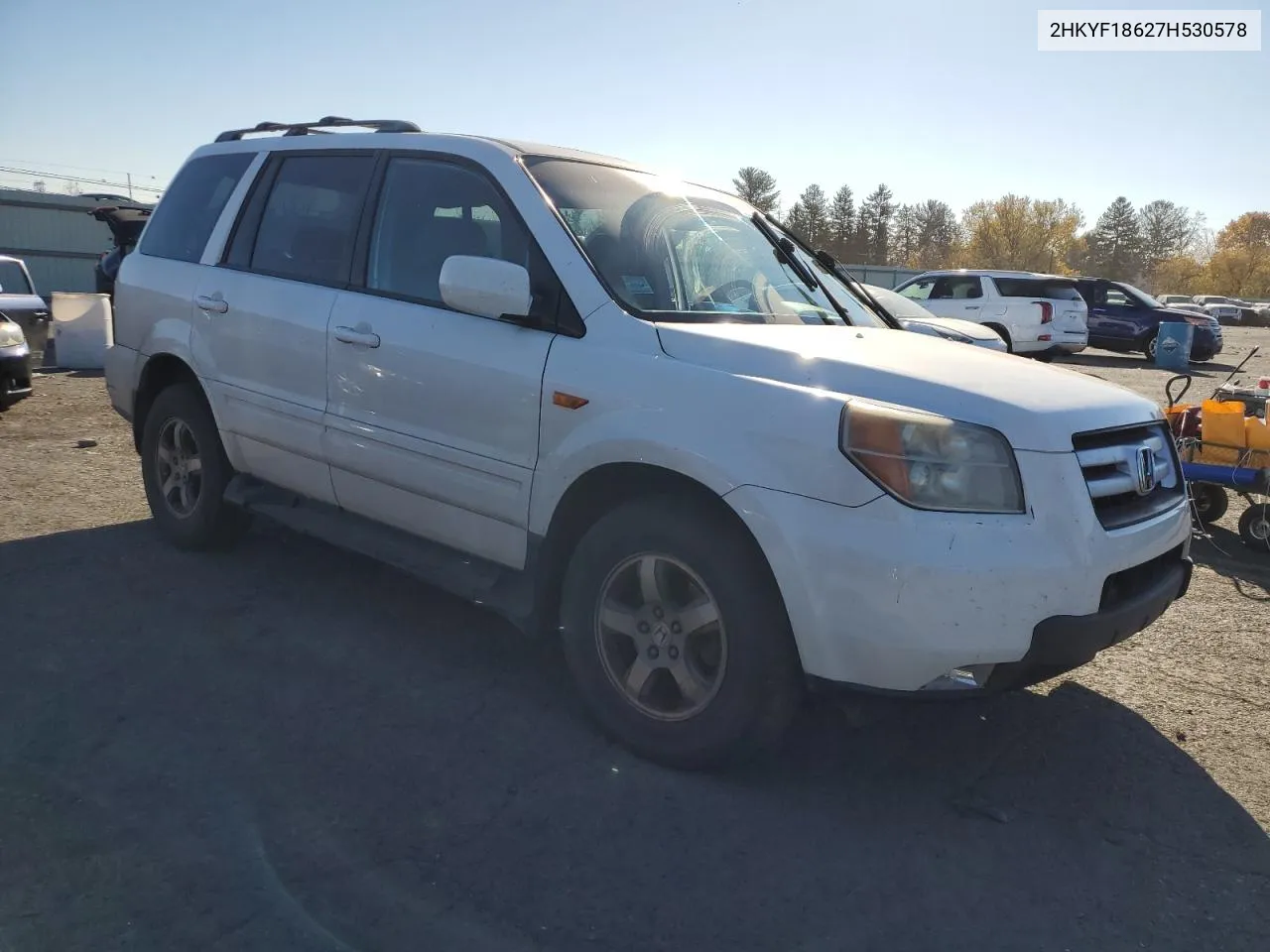 2007 Honda Pilot Exl VIN: 2HKYF18627H530578 Lot: 77574394