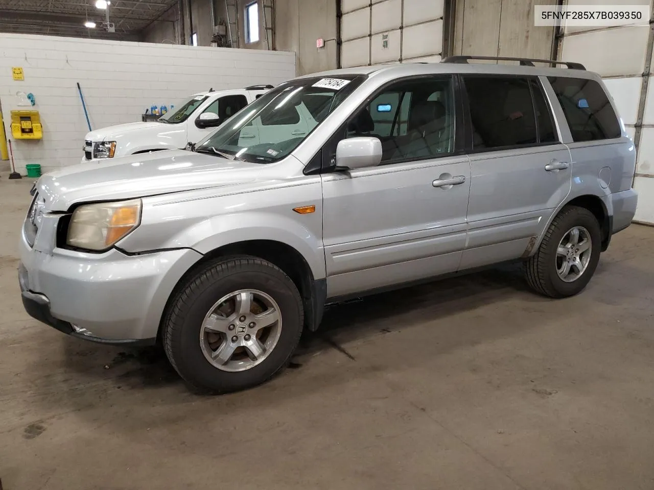 2007 Honda Pilot Exl VIN: 5FNYF285X7B039350 Lot: 77754164