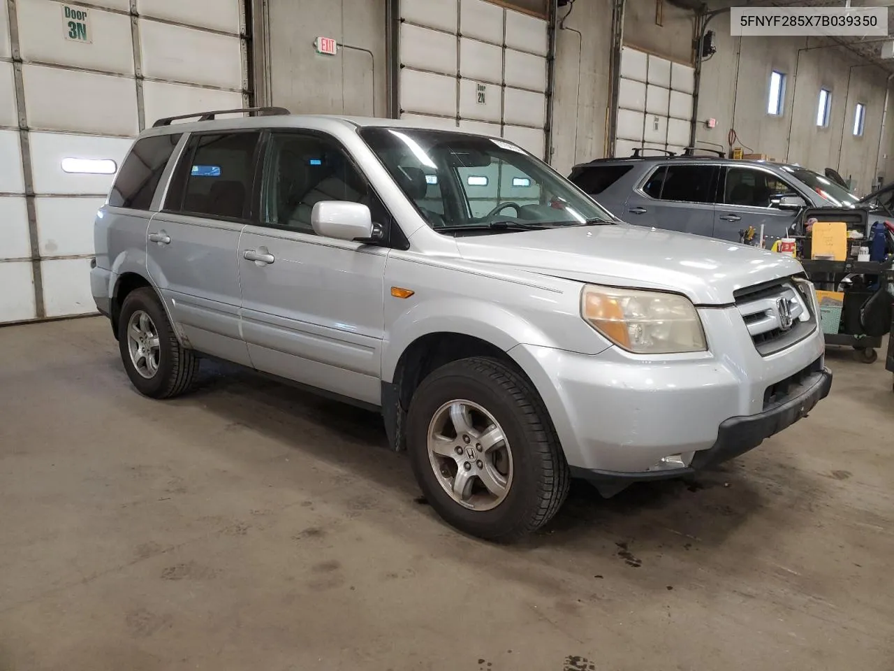 2007 Honda Pilot Exl VIN: 5FNYF285X7B039350 Lot: 77754164