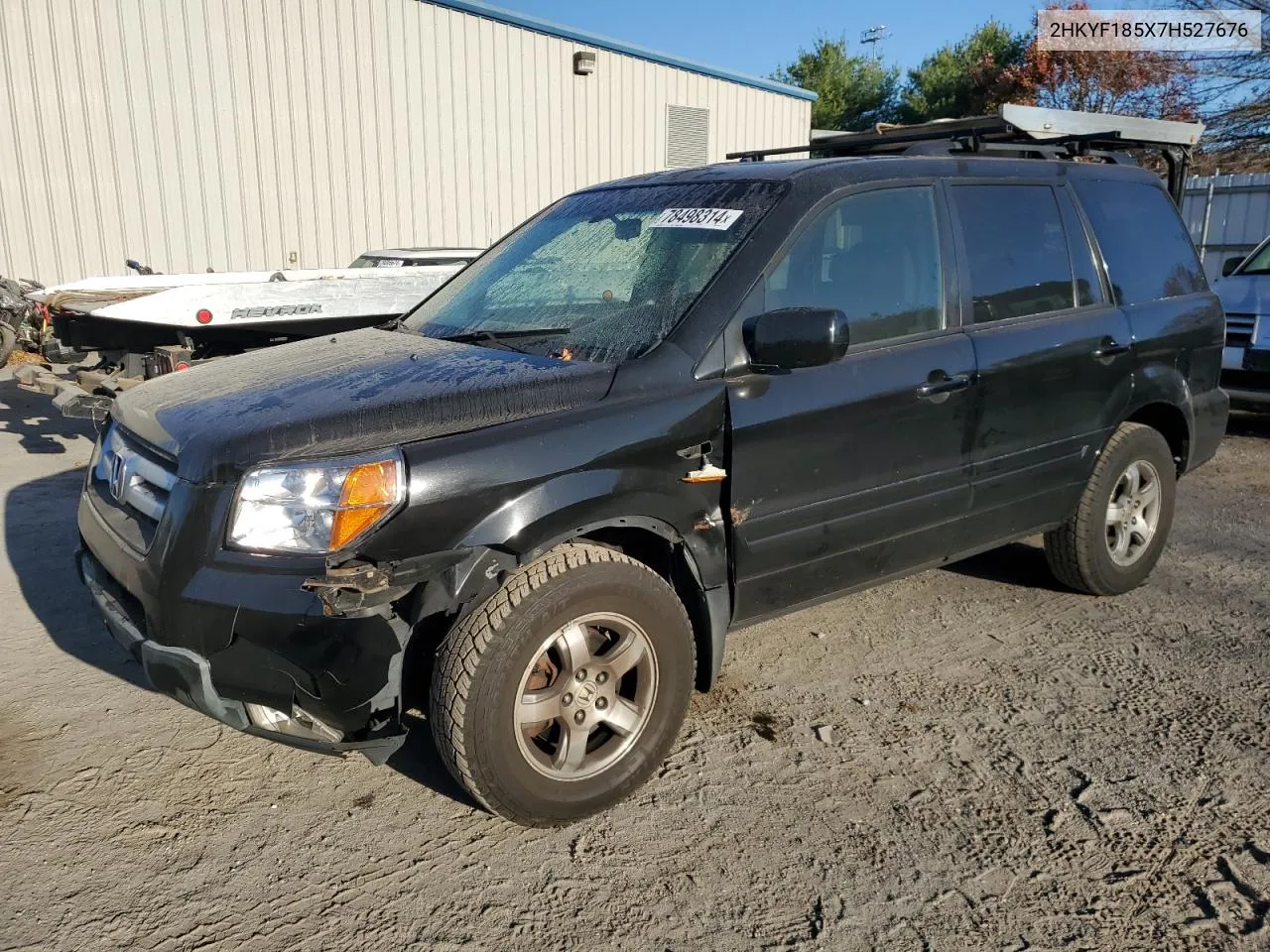 2007 Honda Pilot Exl VIN: 2HKYF185X7H527676 Lot: 78498314