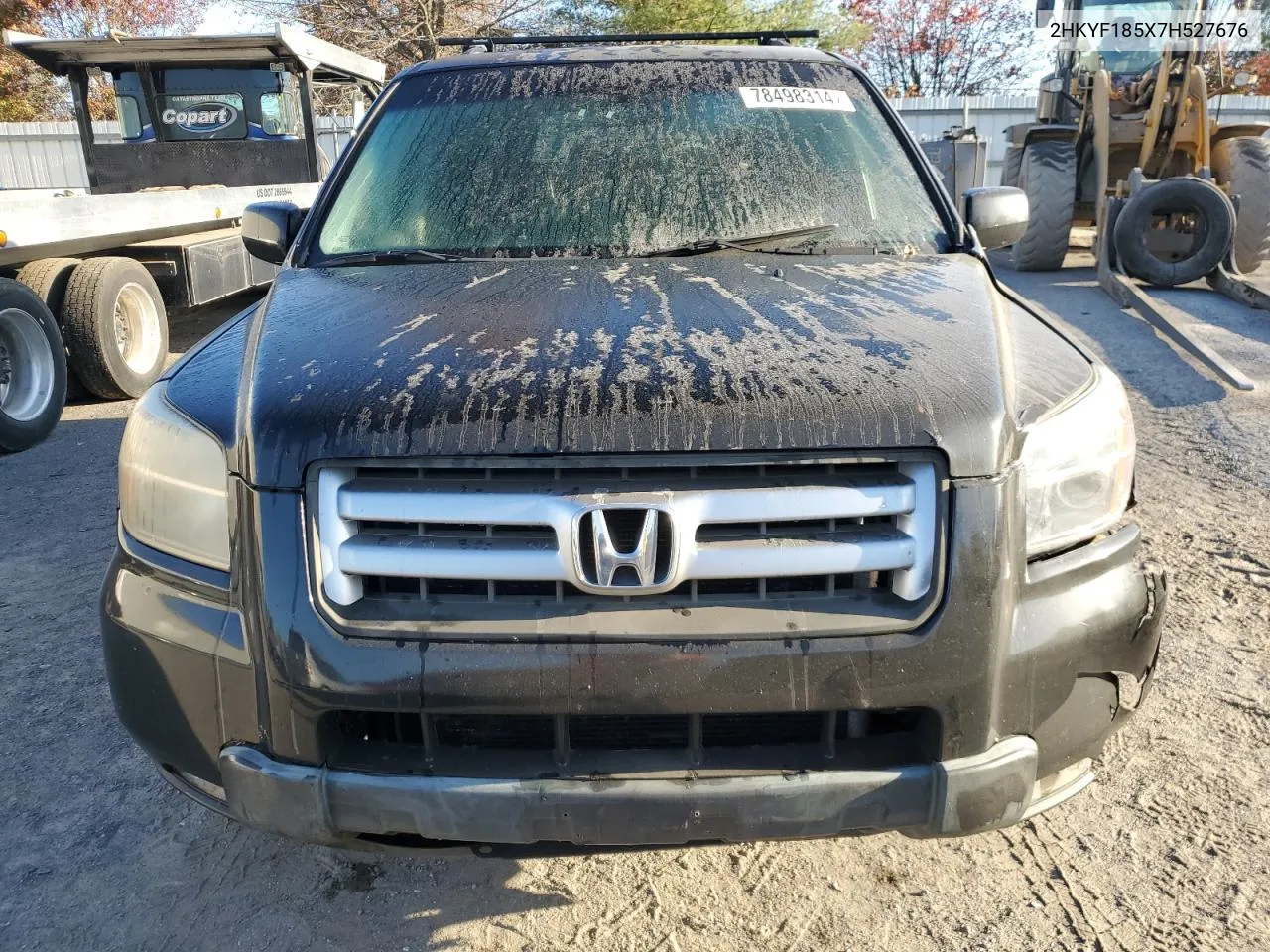 2007 Honda Pilot Exl VIN: 2HKYF185X7H527676 Lot: 78498314