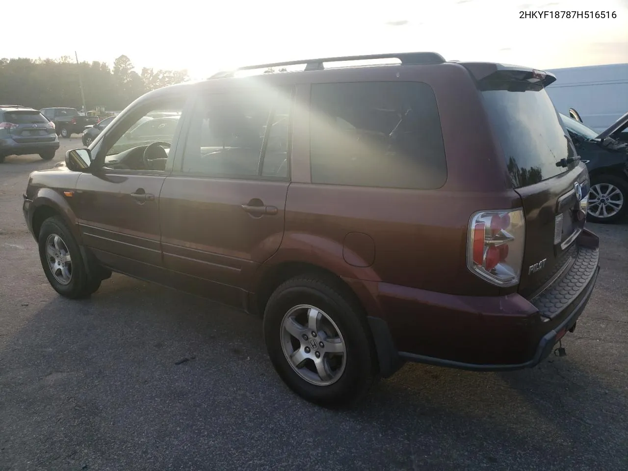 2007 Honda Pilot Exl VIN: 2HKYF18787H516516 Lot: 79260284