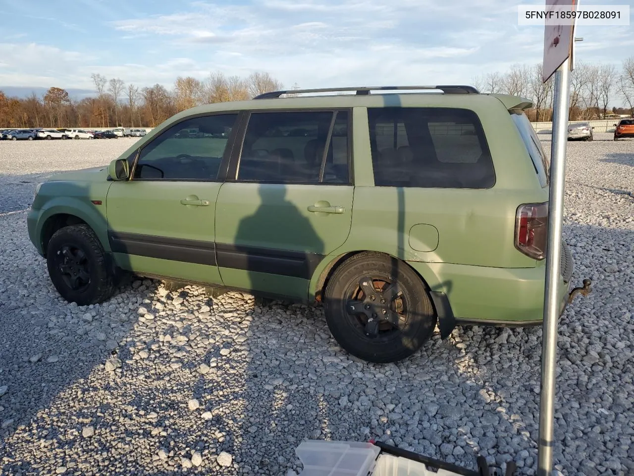 2007 Honda Pilot Exl VIN: 5FNYF18597B028091 Lot: 79319464