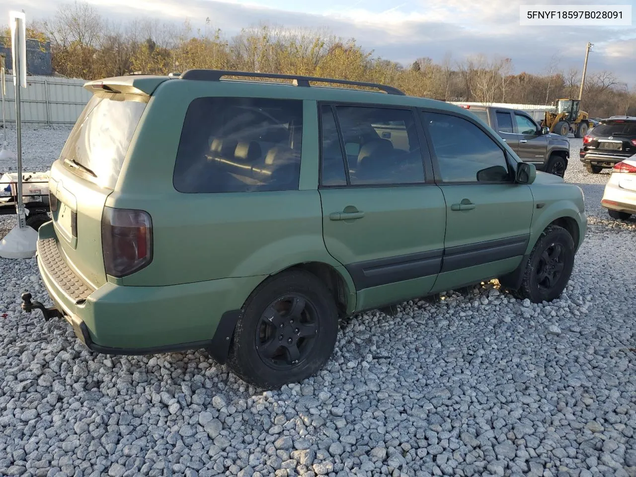 2007 Honda Pilot Exl VIN: 5FNYF18597B028091 Lot: 79319464