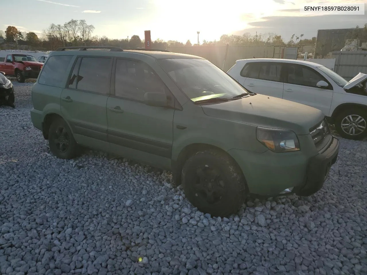 2007 Honda Pilot Exl VIN: 5FNYF18597B028091 Lot: 79319464