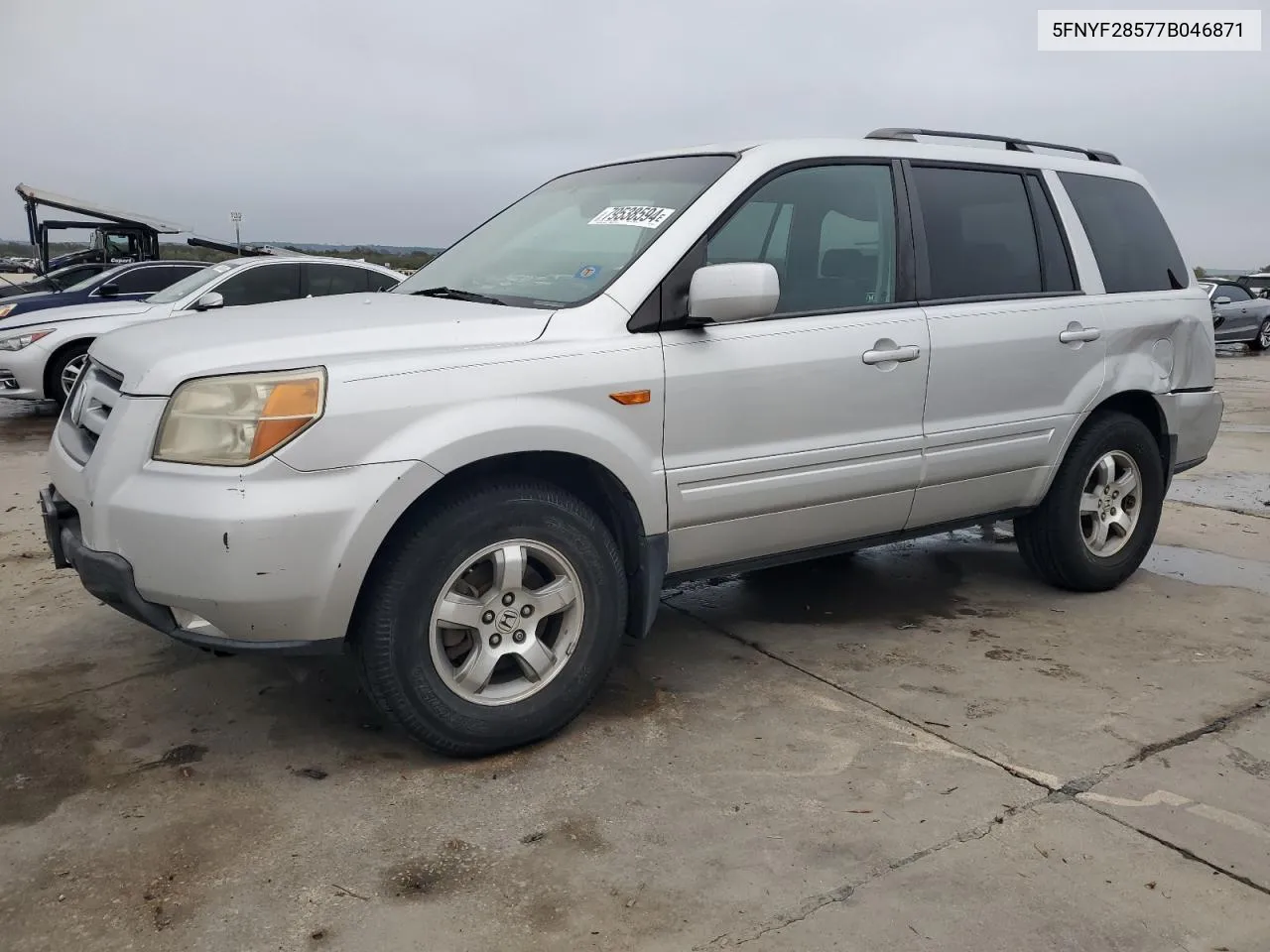 2007 Honda Pilot Exl VIN: 5FNYF28577B046871 Lot: 79538594