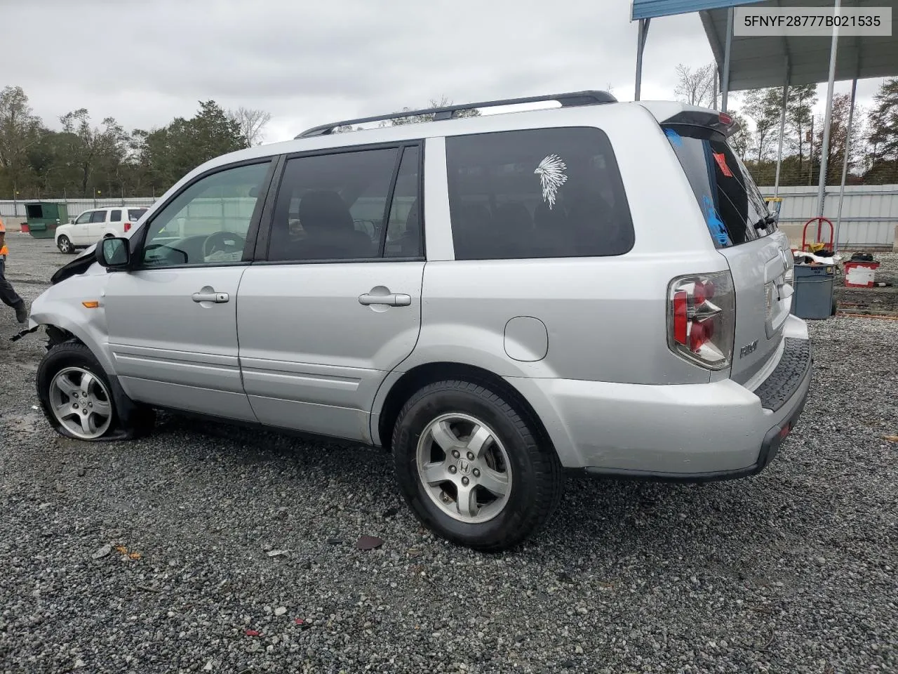 2007 Honda Pilot Exl VIN: 5FNYF28777B021535 Lot: 79823904