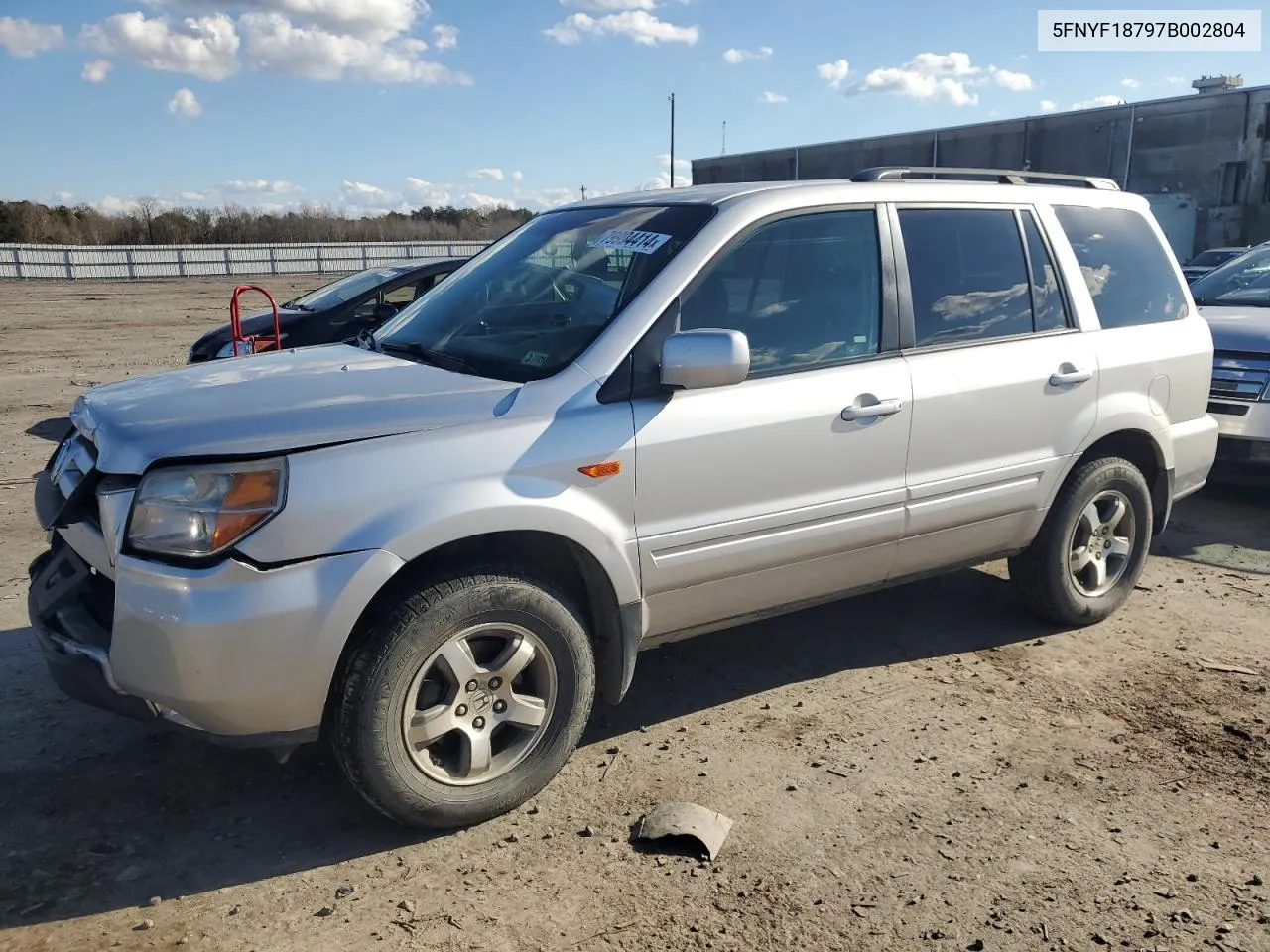 2007 Honda Pilot Exl VIN: 5FNYF18797B002804 Lot: 79904414