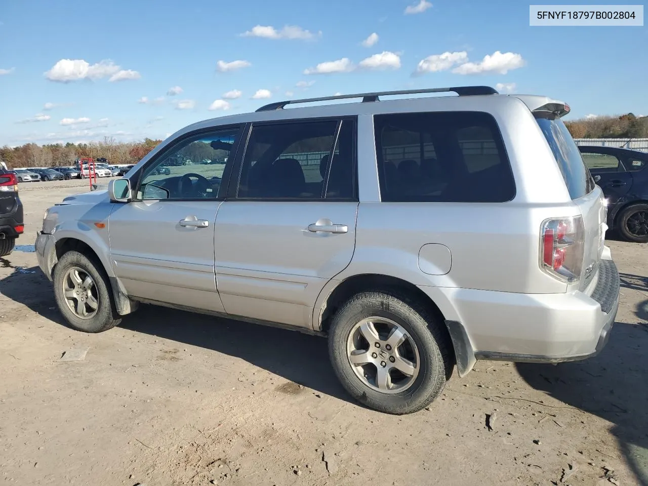 2007 Honda Pilot Exl VIN: 5FNYF18797B002804 Lot: 79904414