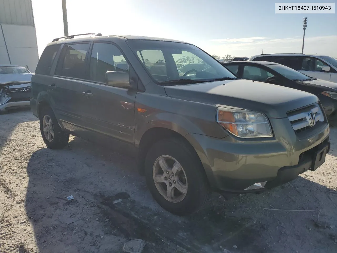 2HKYF18407H510943 2007 Honda Pilot Ex