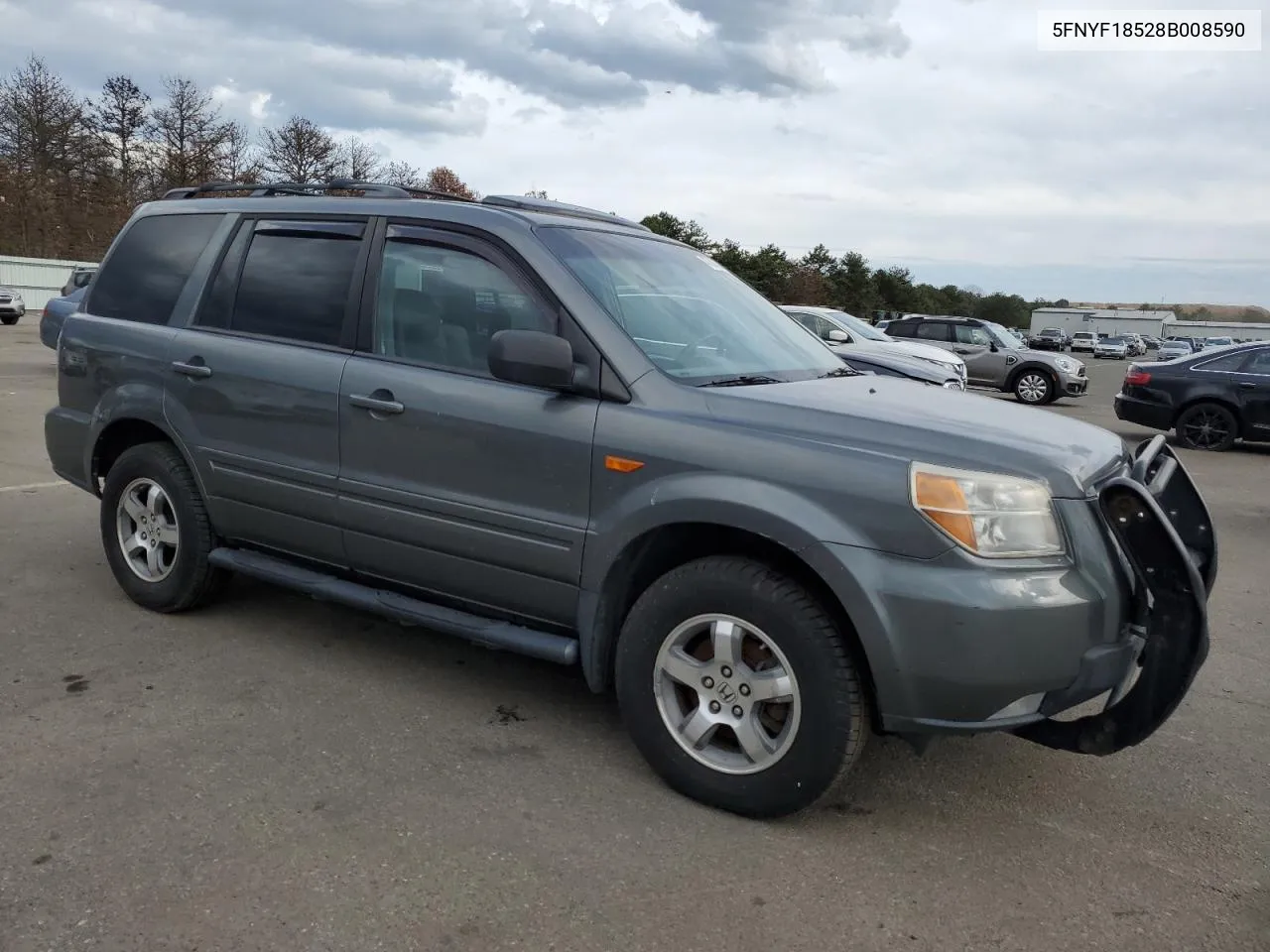 2008 Honda Pilot Exl VIN: 5FNYF18528B008590 Lot: 47308024