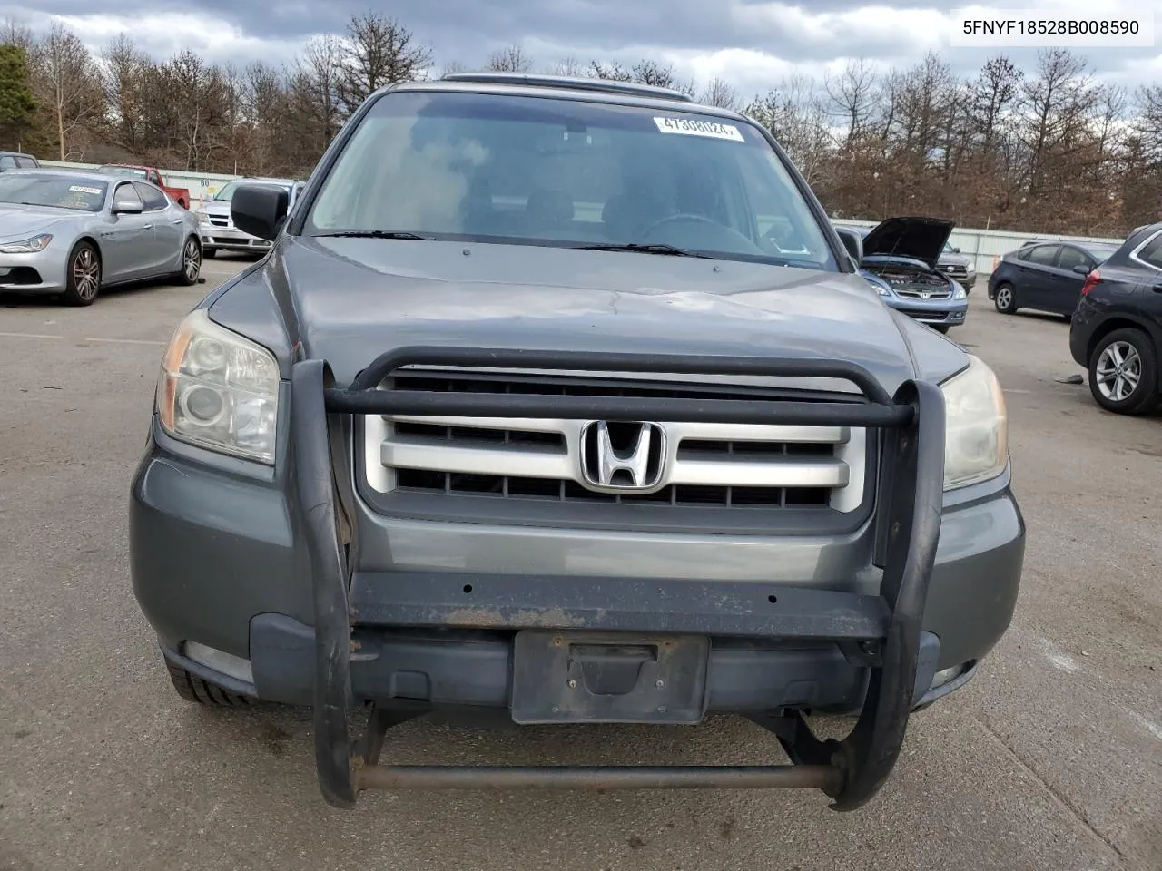 2008 Honda Pilot Exl VIN: 5FNYF18528B008590 Lot: 47308024