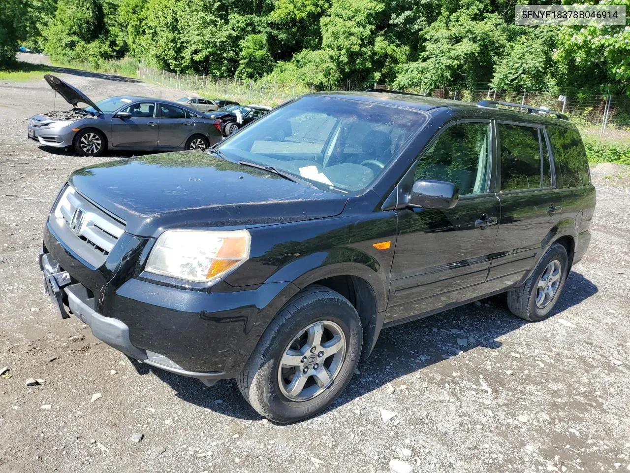 2008 Honda Pilot Se VIN: 5FNYF18378B046914 Lot: 57811294