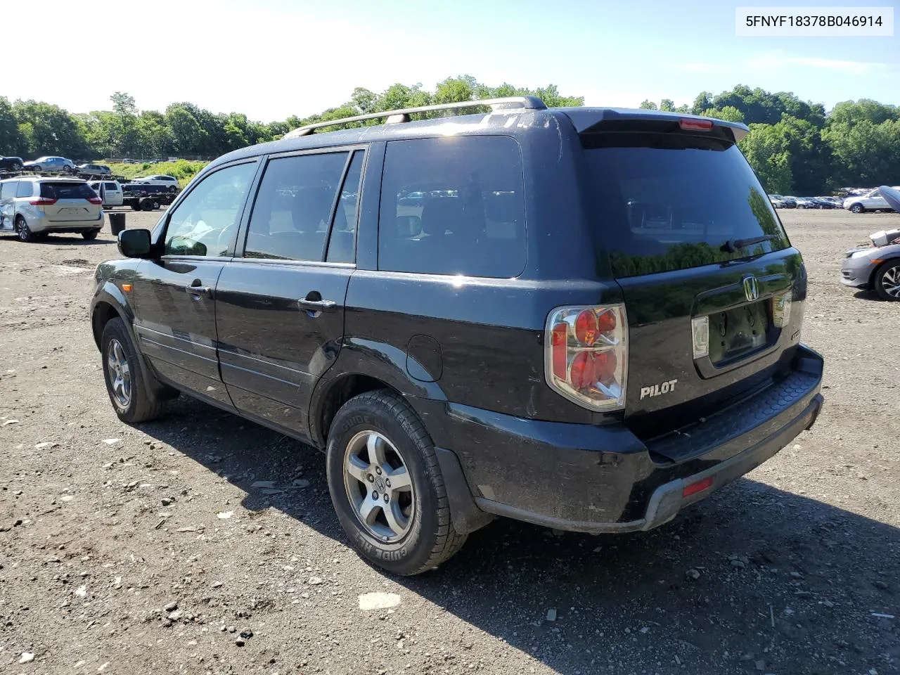 2008 Honda Pilot Se VIN: 5FNYF18378B046914 Lot: 57811294