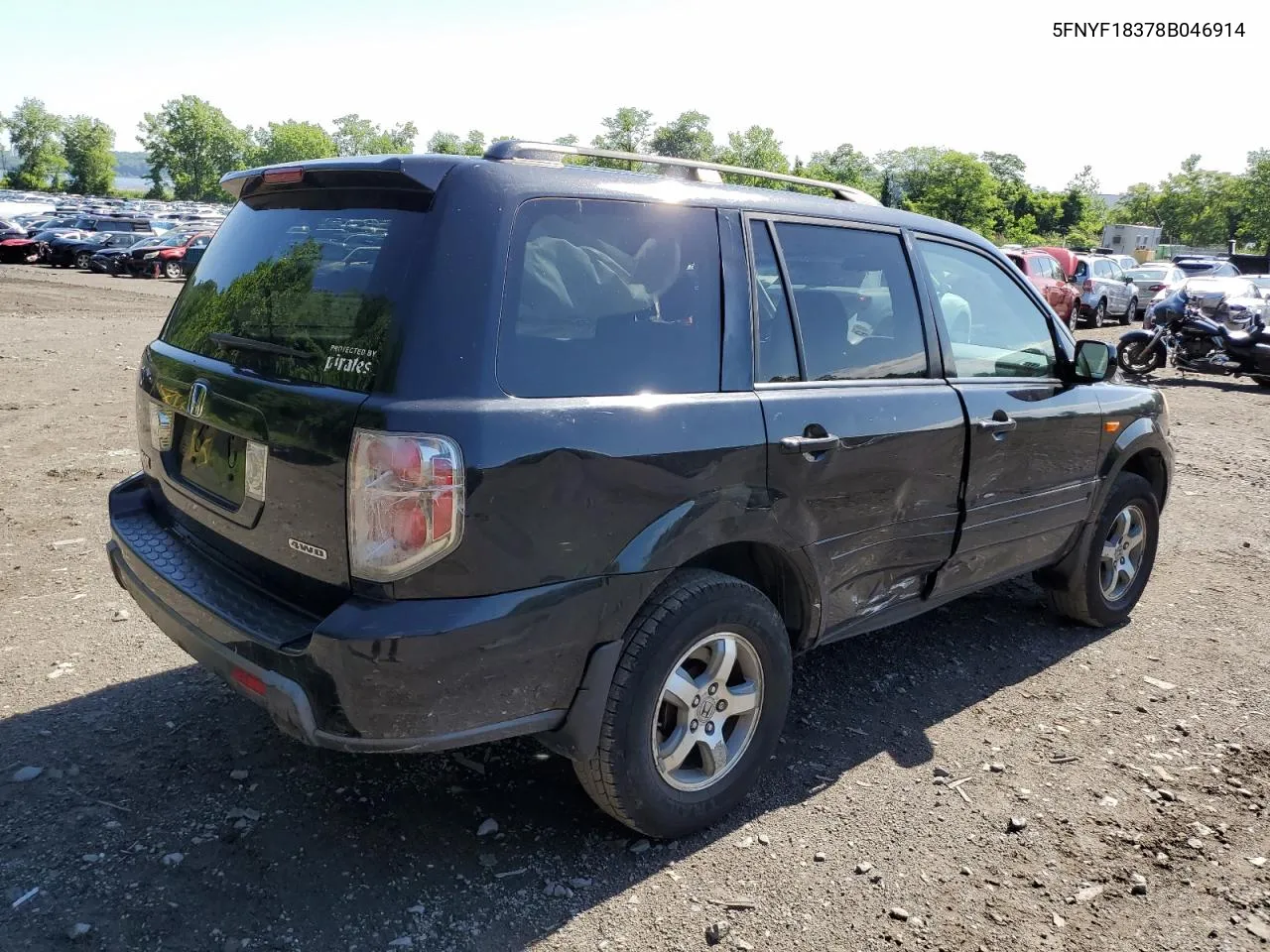 2008 Honda Pilot Se VIN: 5FNYF18378B046914 Lot: 57811294