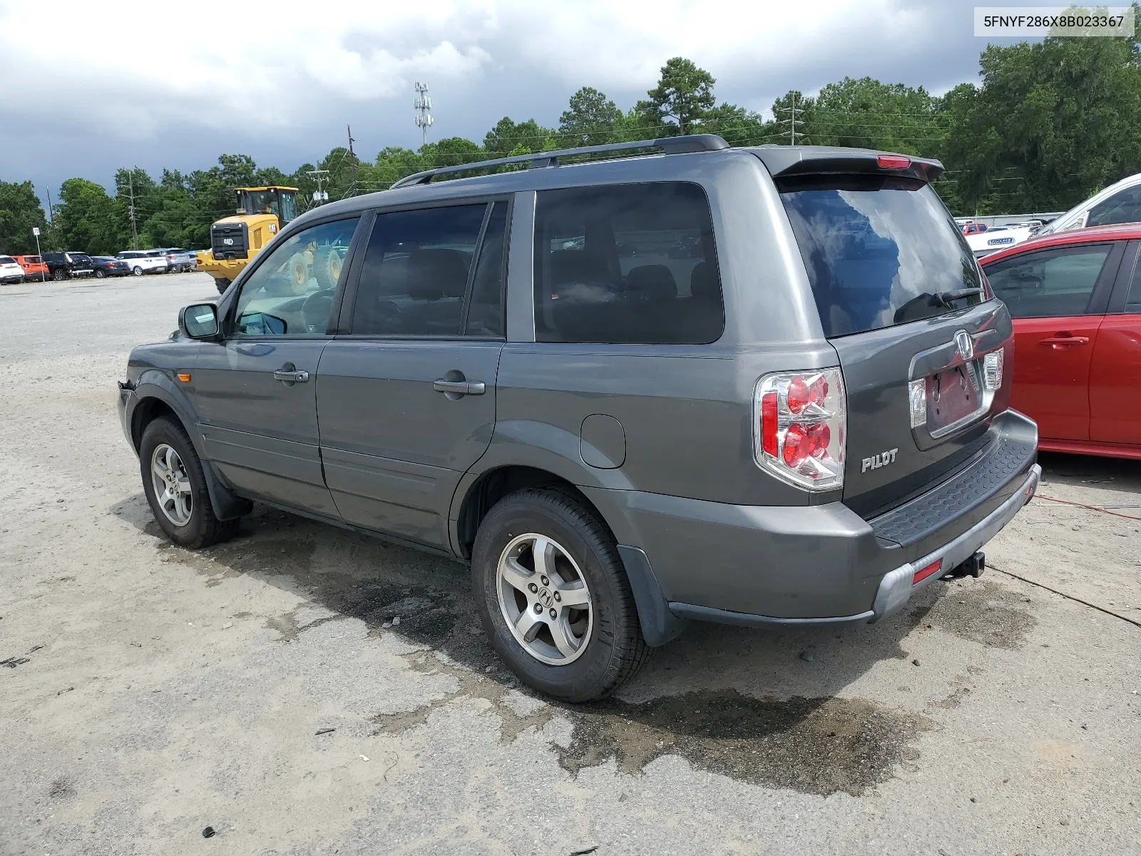 2008 Honda Pilot Exl VIN: 5FNYF286X8B023367 Lot: 59153384