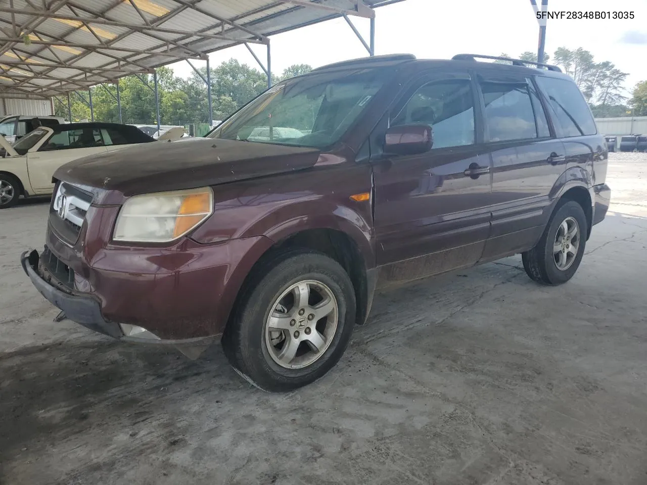 2008 Honda Pilot Se VIN: 5FNYF28348B013035 Lot: 67512414