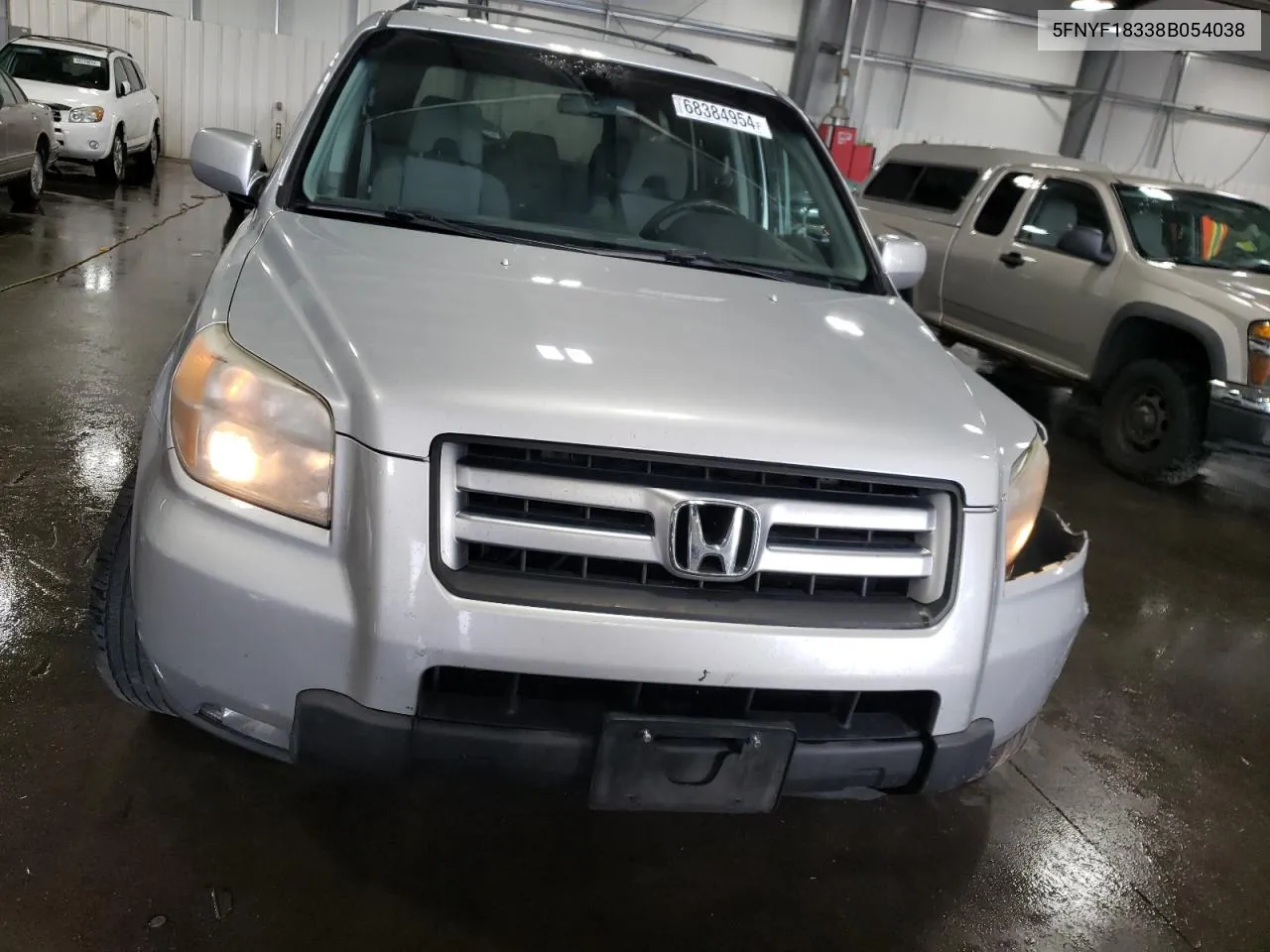 2008 Honda Pilot Se VIN: 5FNYF18338B054038 Lot: 68384954