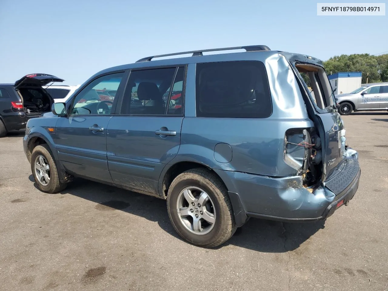 5FNYF18798B014971 2008 Honda Pilot Exl