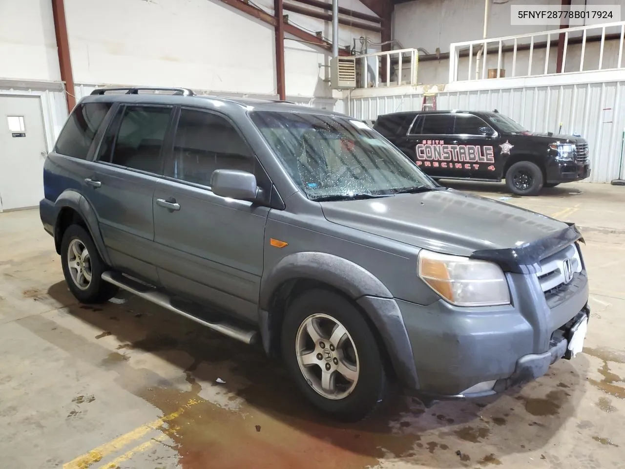 5FNYF28778B017924 2008 Honda Pilot Exl