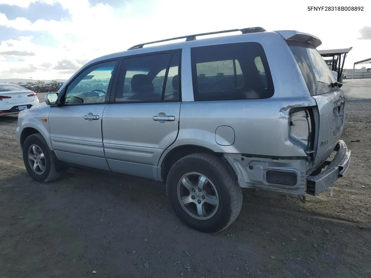 5FNYF28318B008892 2008 Honda Pilot Se