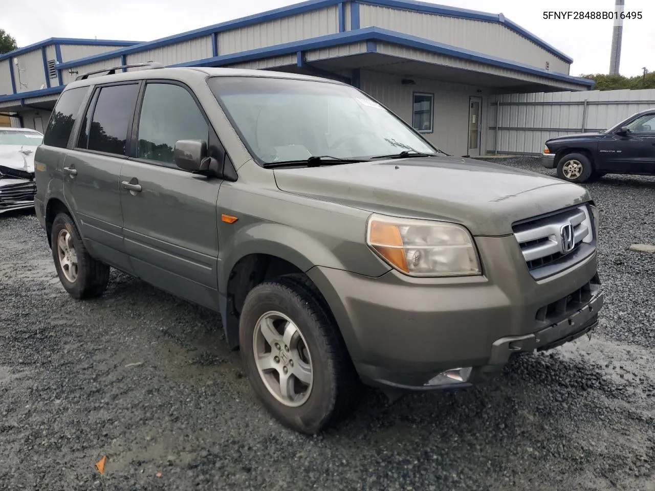 2008 Honda Pilot Ex VIN: 5FNYF28488B016495 Lot: 71923164