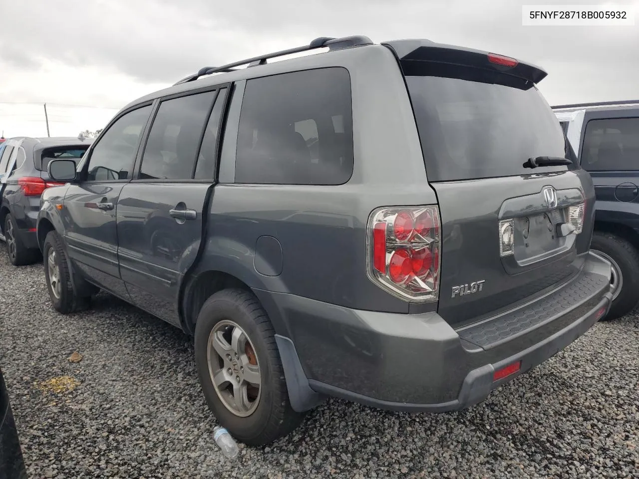 2008 Honda Pilot Exl VIN: 5FNYF28718B005932 Lot: 74389654