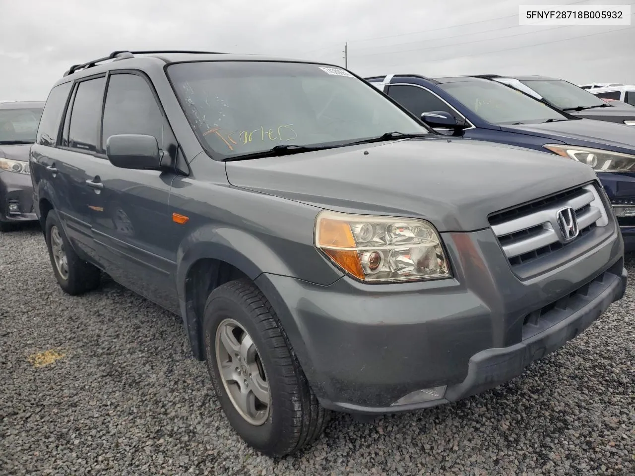 5FNYF28718B005932 2008 Honda Pilot Exl