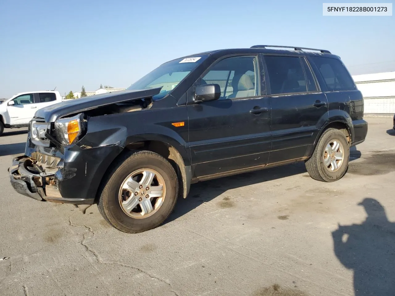 2008 Honda Pilot Vp VIN: 5FNYF18228B001273 Lot: 76335094