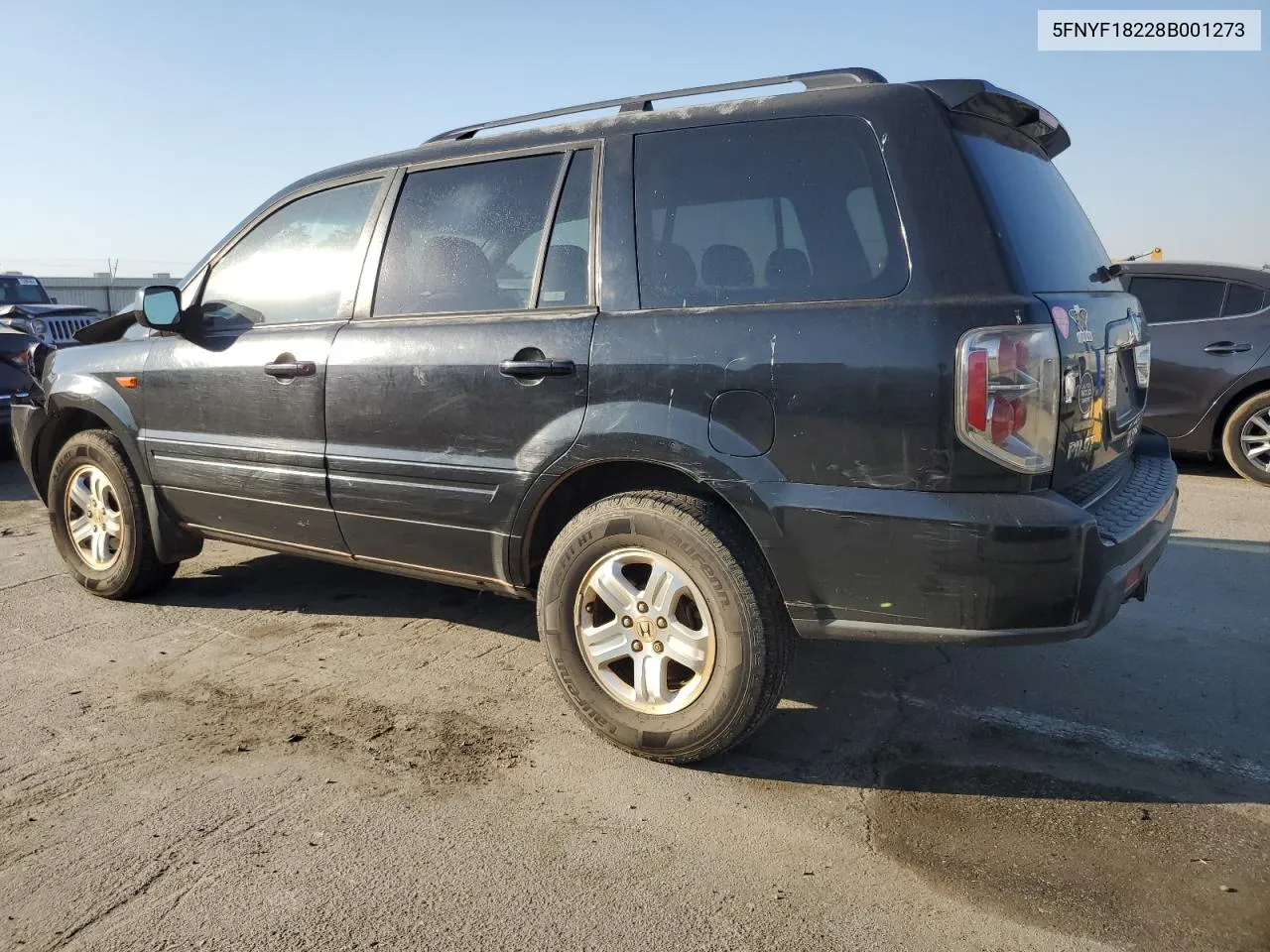 2008 Honda Pilot Vp VIN: 5FNYF18228B001273 Lot: 76335094