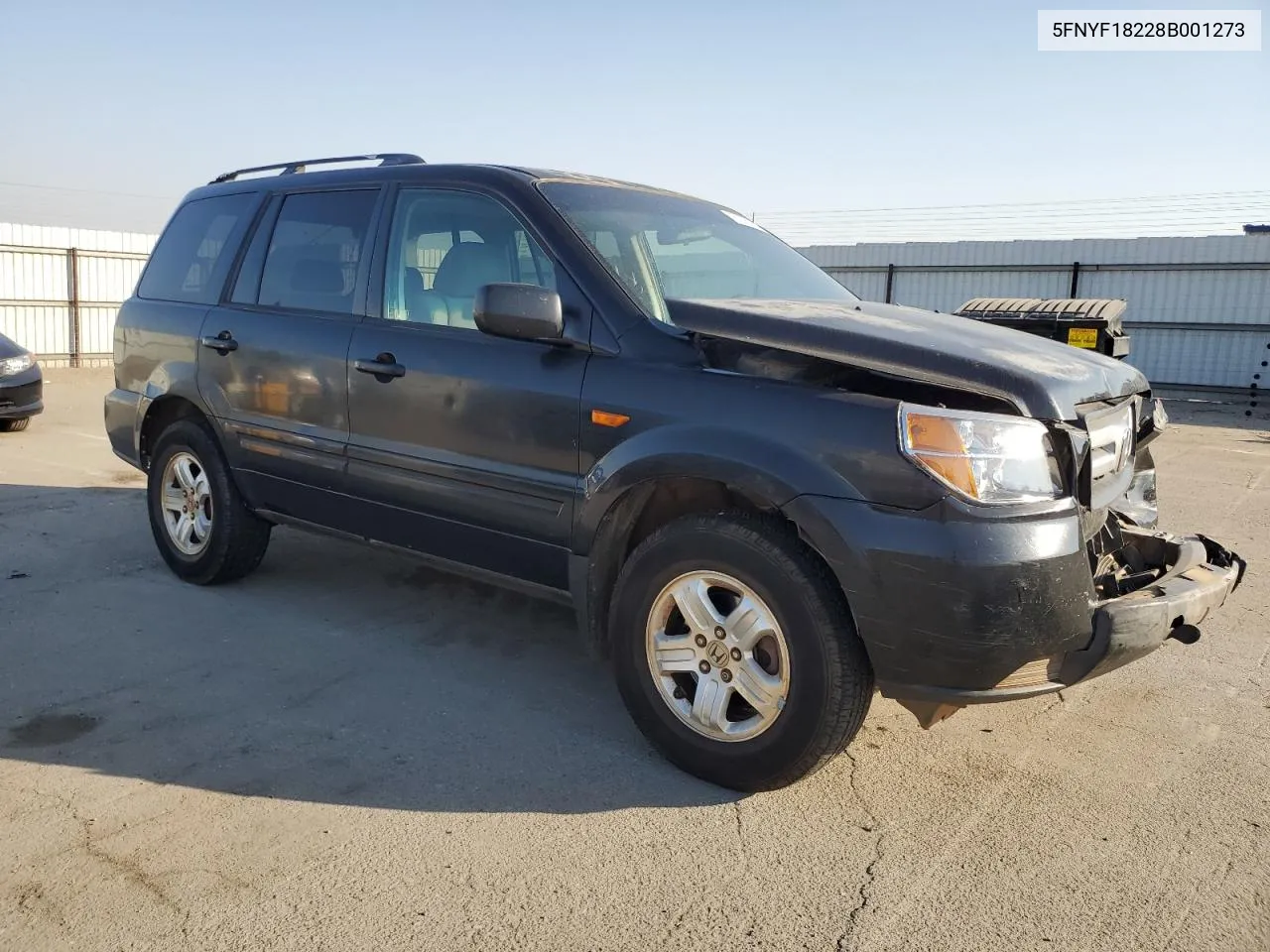 2008 Honda Pilot Vp VIN: 5FNYF18228B001273 Lot: 76335094