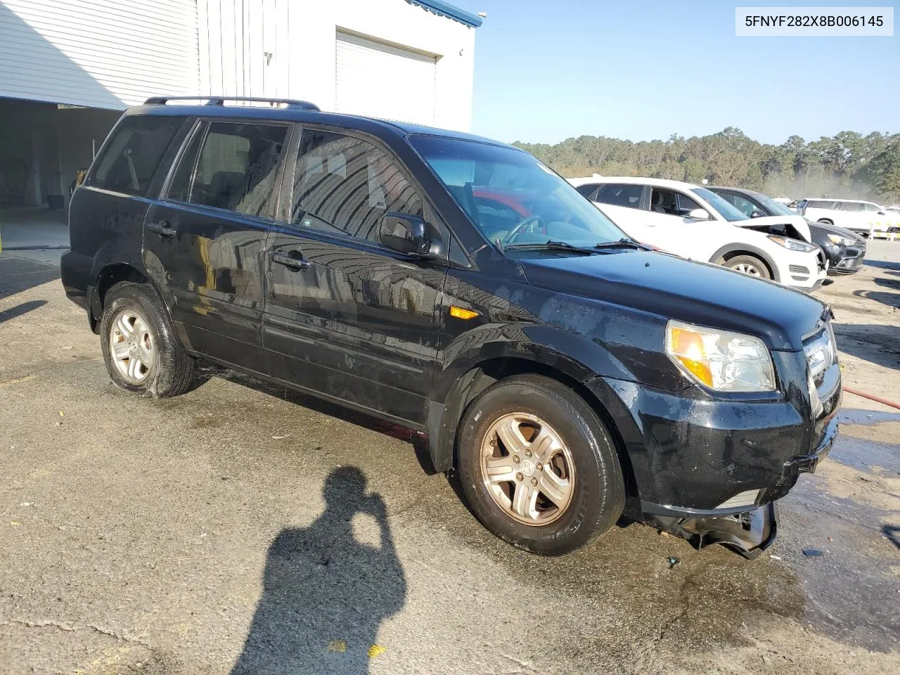 2008 Honda Pilot Vp VIN: 5FNYF282X8B006145 Lot: 77307614