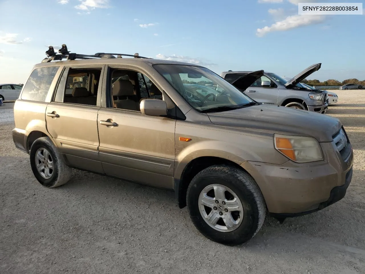 5FNYF28228B003854 2008 Honda Pilot Vp