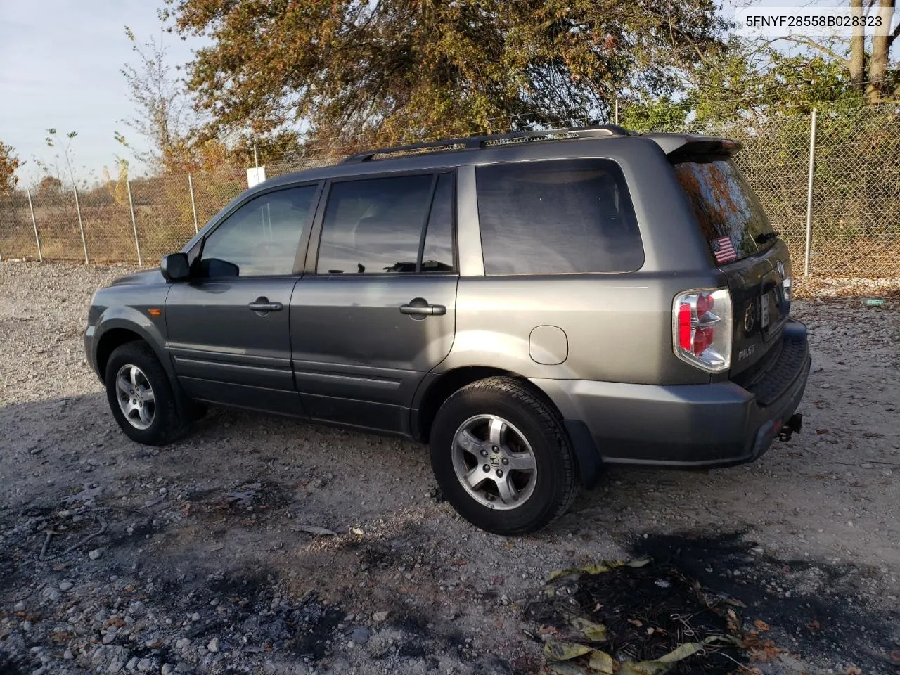 2008 Honda Pilot Exl VIN: 5FNYF28558B028323 Lot: 77795814