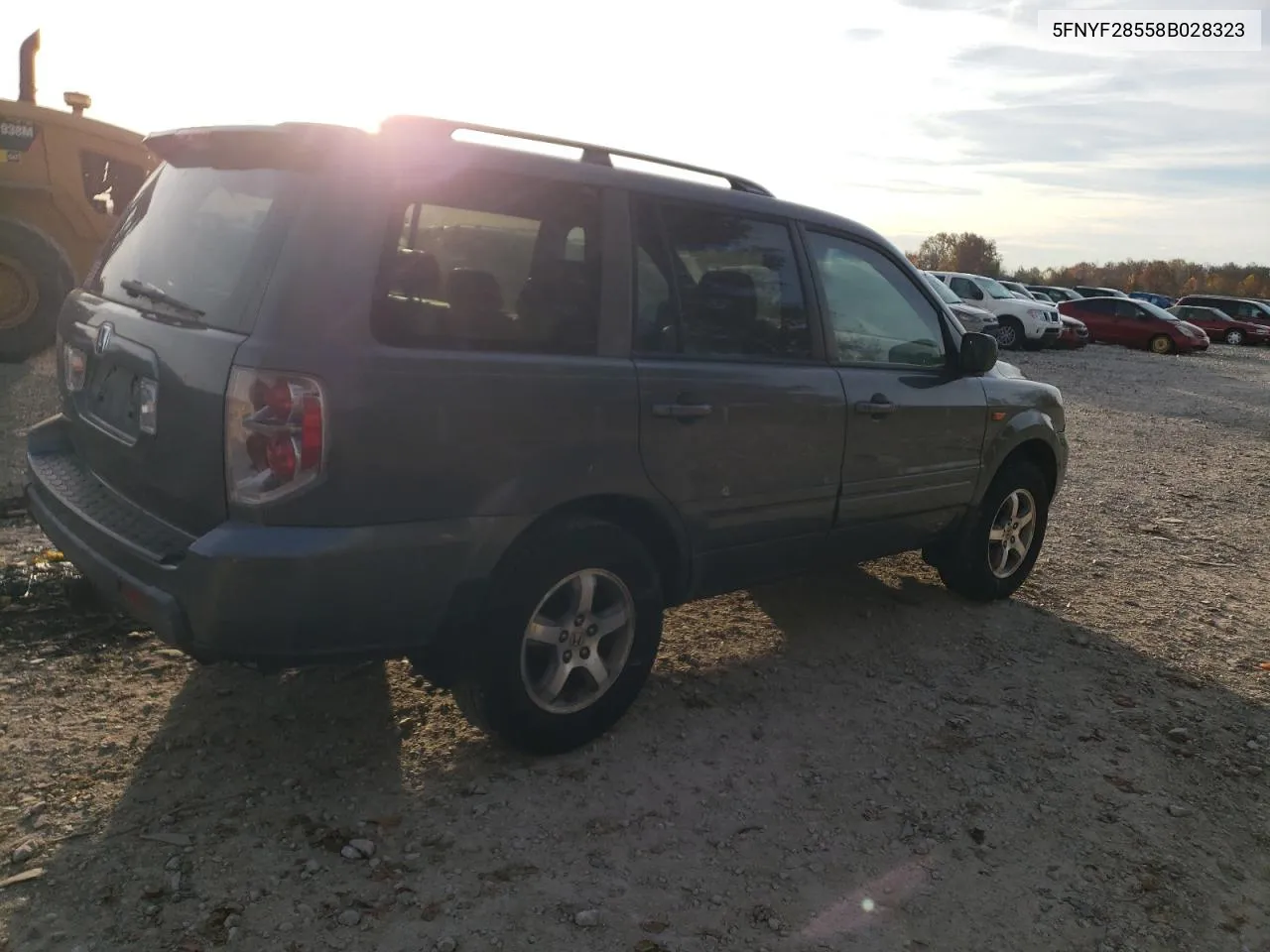 2008 Honda Pilot Exl VIN: 5FNYF28558B028323 Lot: 77795814