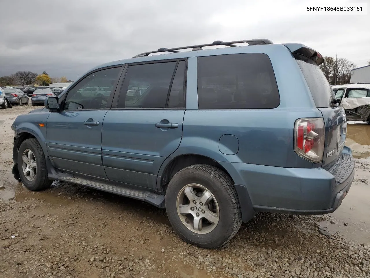 2008 Honda Pilot Exl VIN: 5FNYF18648B033161 Lot: 78590144