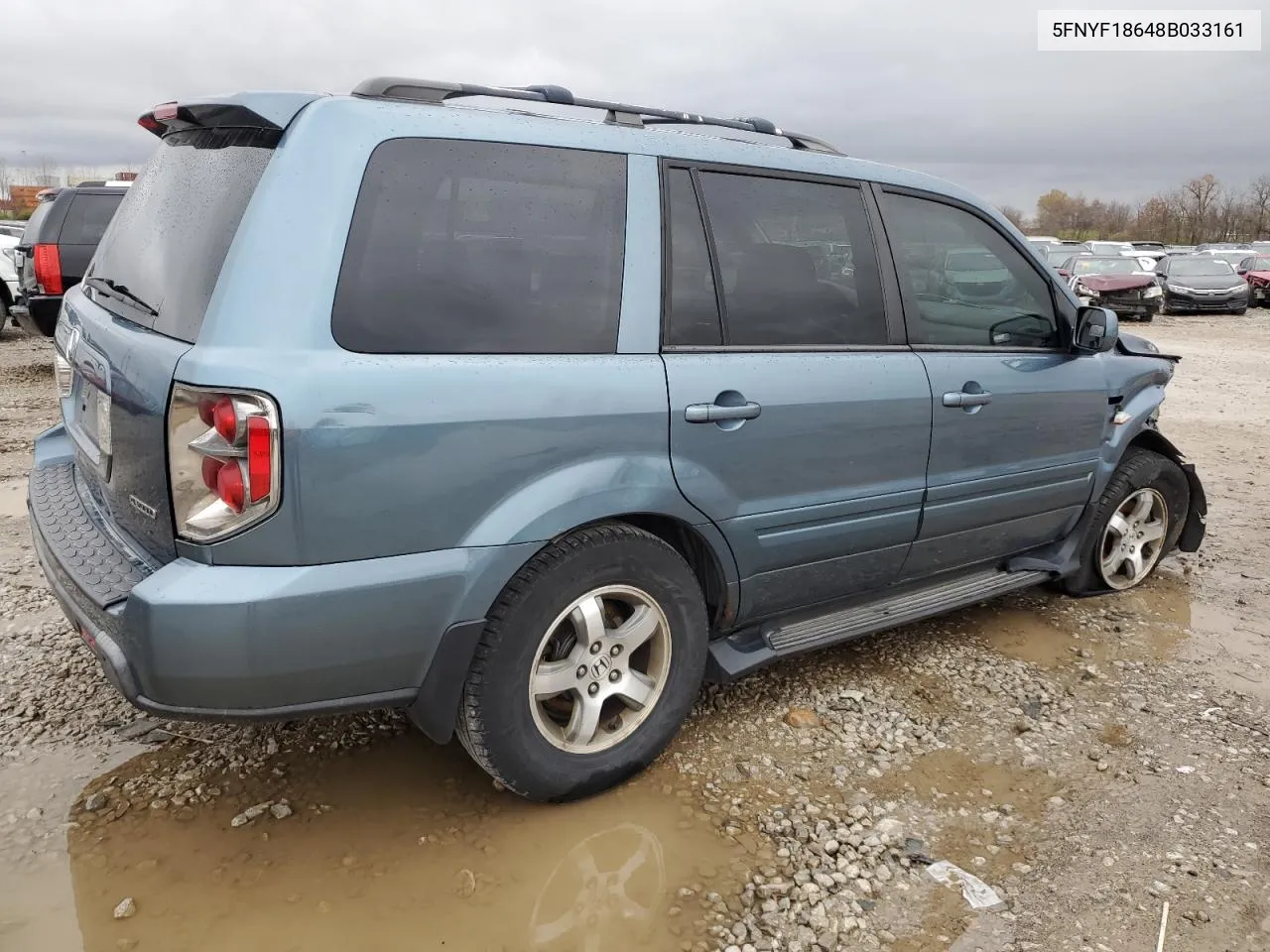 2008 Honda Pilot Exl VIN: 5FNYF18648B033161 Lot: 78590144