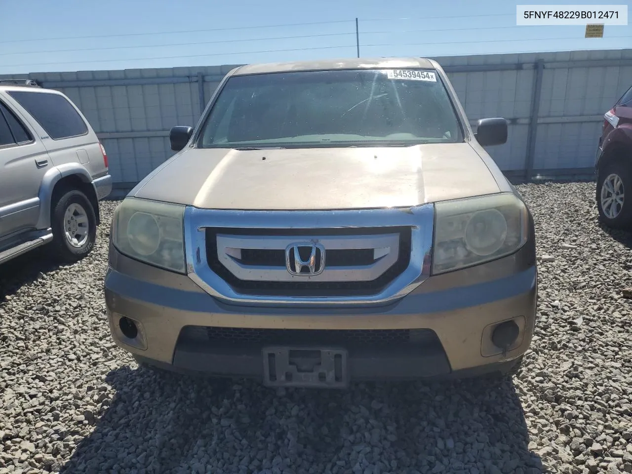 5FNYF48229B012471 2009 Honda Pilot Lx