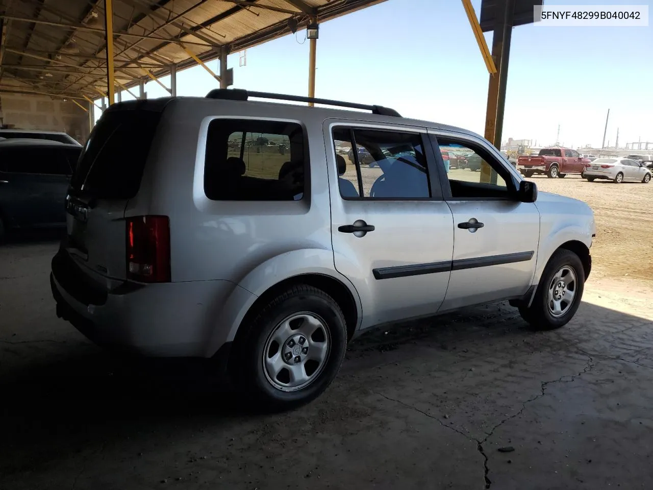 5FNYF48299B040042 2009 Honda Pilot Lx