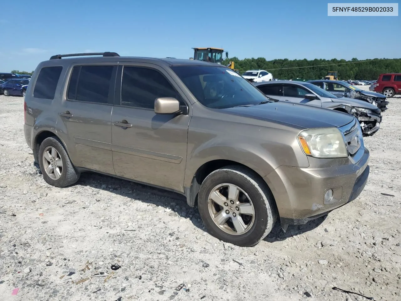 2009 Honda Pilot Exl VIN: 5FNYF48529B002033 Lot: 62741124