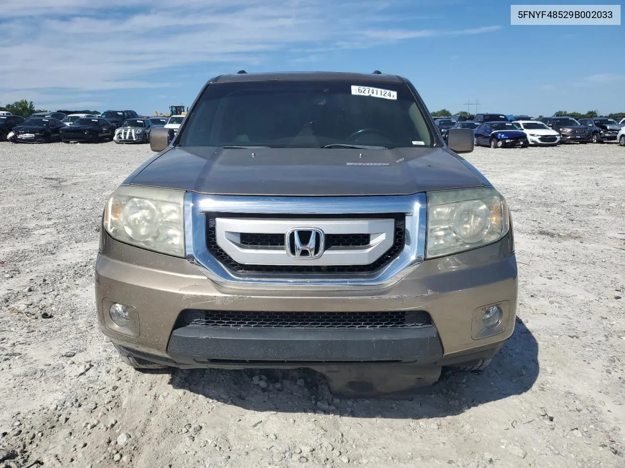 2009 Honda Pilot Exl VIN: 5FNYF48529B002033 Lot: 62741124