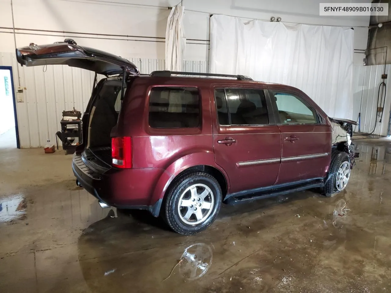 2009 Honda Pilot Touring VIN: 5FNYF48909B016130 Lot: 64250084