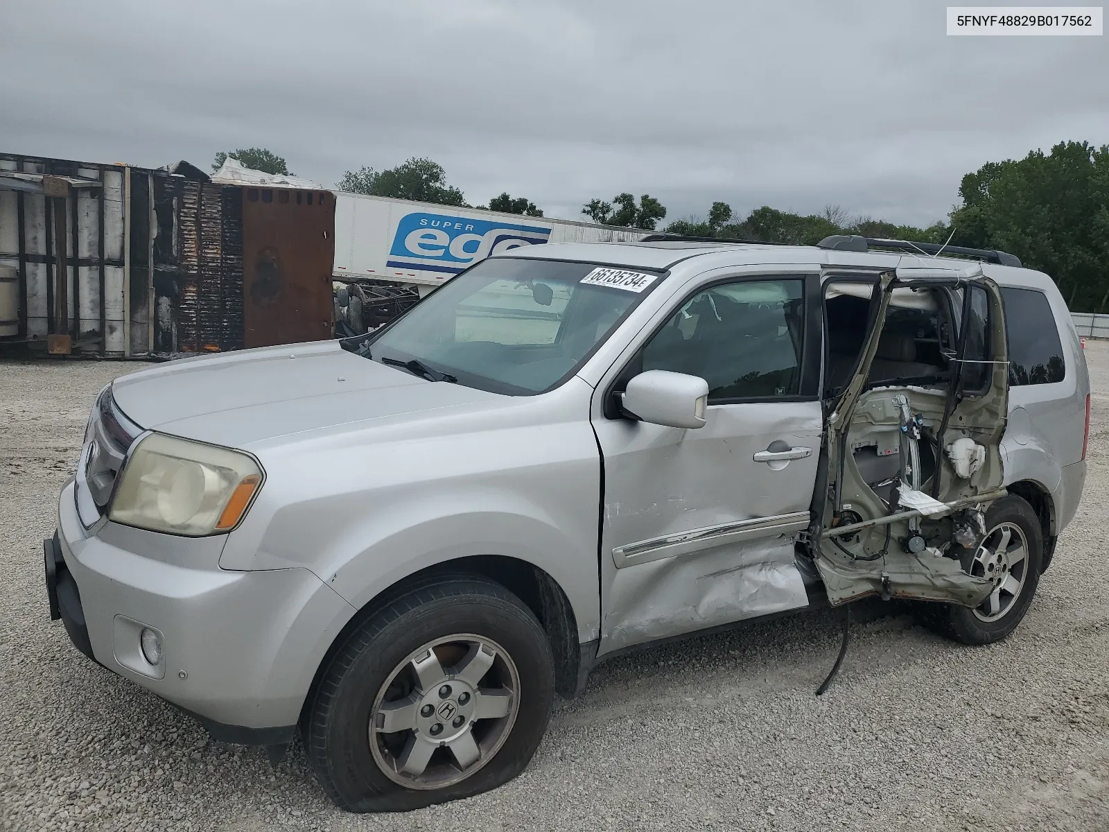 5FNYF48829B017562 2009 Honda Pilot Touring