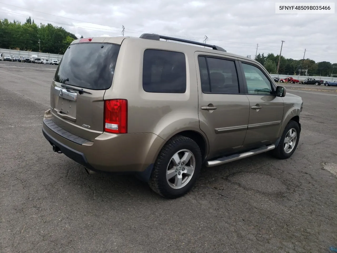 5FNYF48509B035466 2009 Honda Pilot Exl