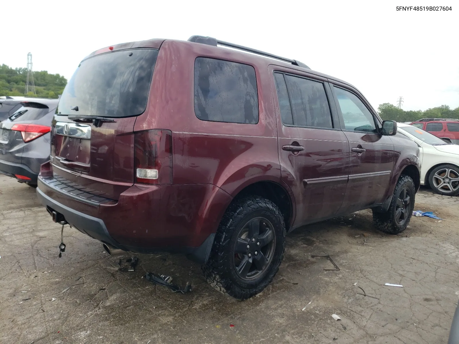 5FNYF48519B027604 2009 Honda Pilot Exl