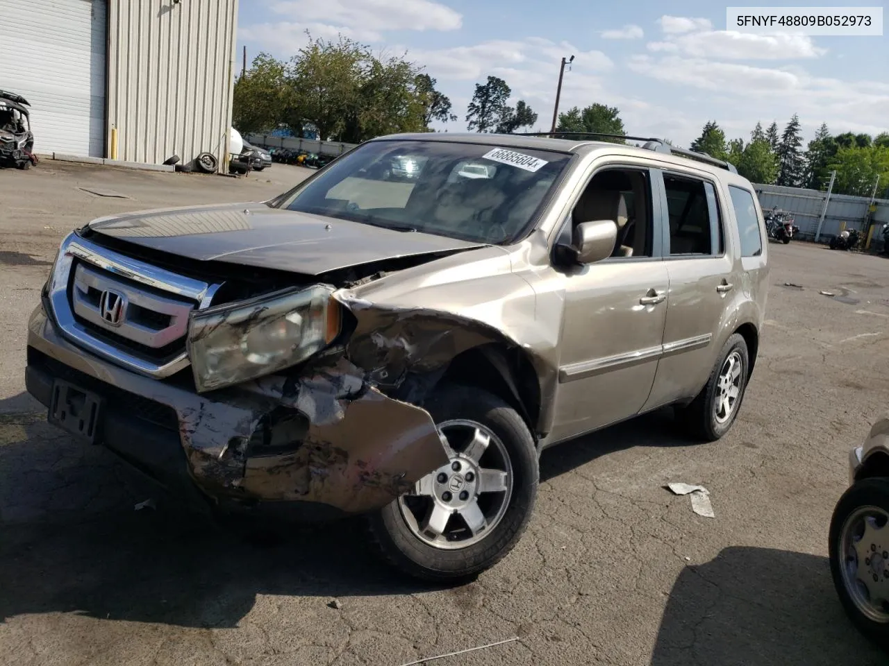 5FNYF48809B052973 2009 Honda Pilot Touring